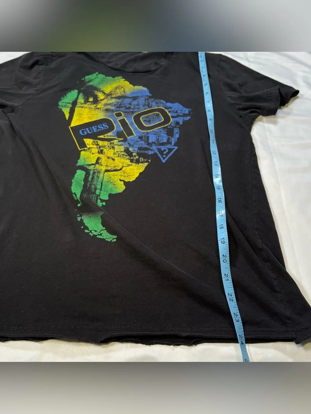 Rare GUESS '93 Vintage Rio De Jainero Men’s T-Shirts Size S - Picture 5 of 8